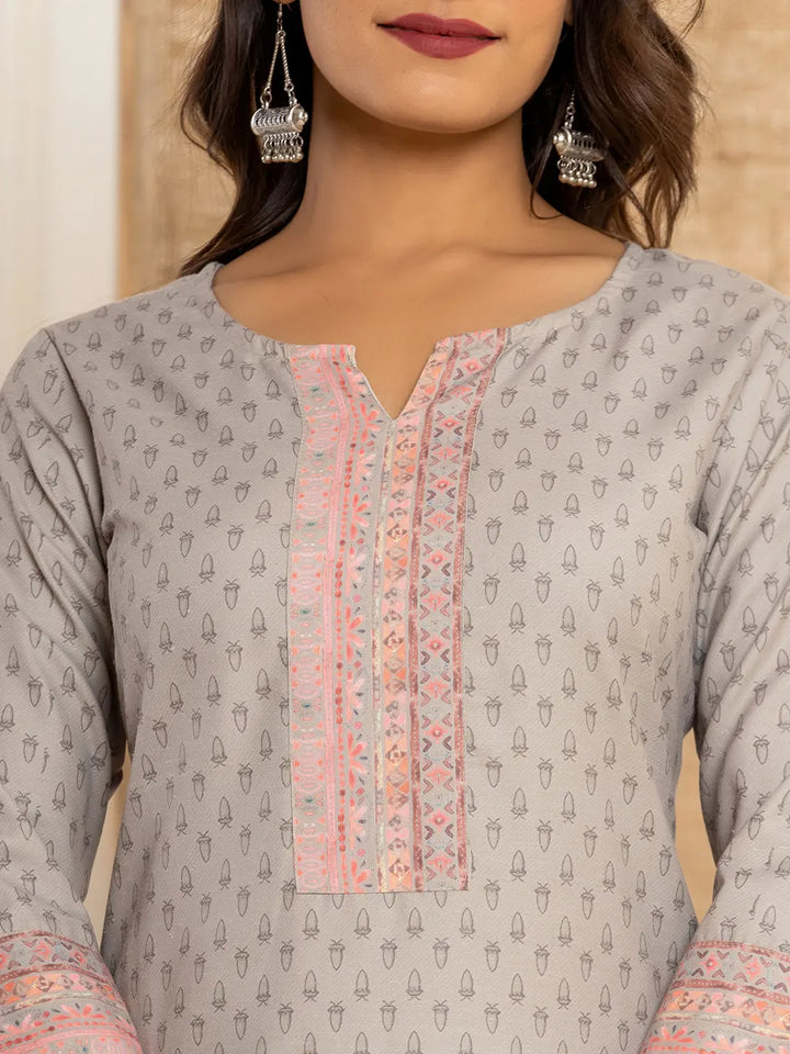 Grey-Cotton-A-Line-Digital-Print-Straight-Kurta