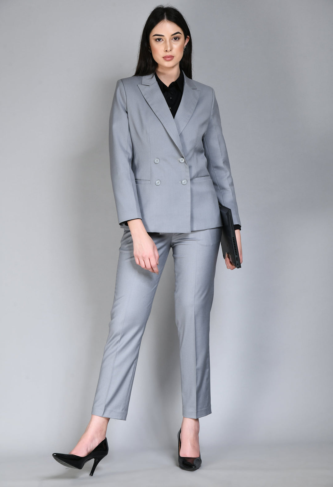 Grey-Enthusiasm-Double-Breasted-Blazer-Pant-Suit