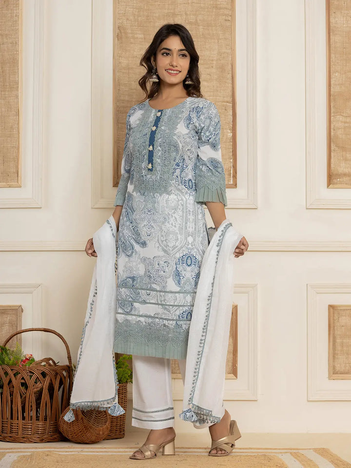 Grey-Cotton-Ethnic-Motifs-Print-Straight-3-Piece-Kurta-Set