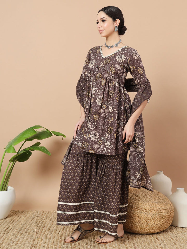 Grey-Cotton-Floral-Print-Straight-Alia-Cut-Sharara-Set