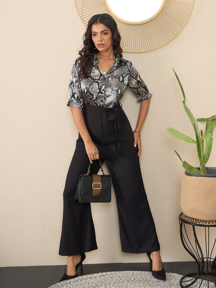 Grey-&-Black-Satin-Snake-Print-Jumpsuit-With-Floral-Print