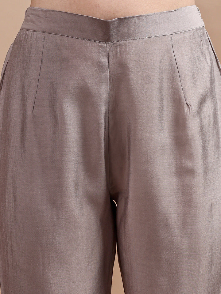 Grey-Silk-Blend-Embroidered-Co-Ord-Set