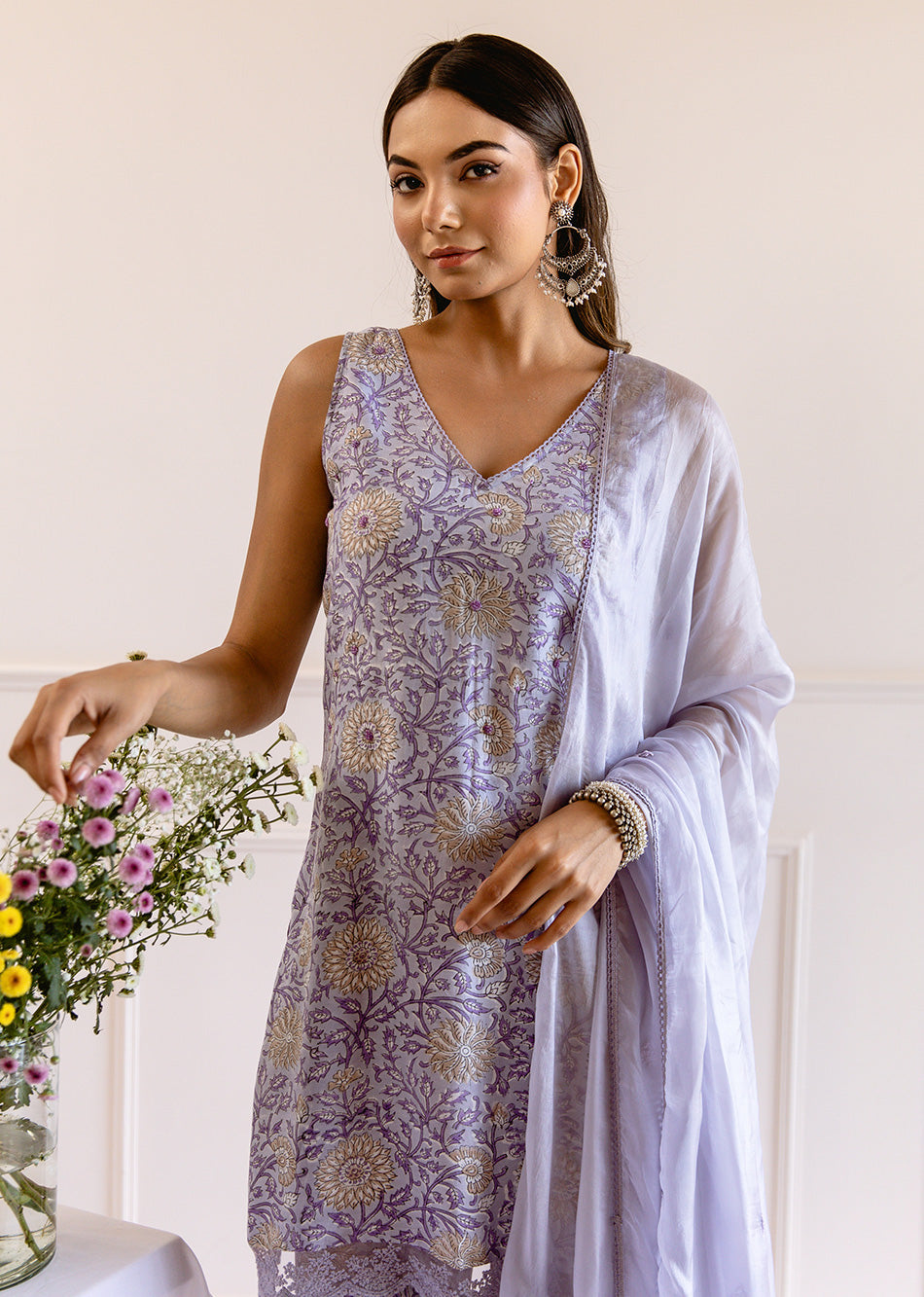 Greyish-Purple-Muslin-Silk-3-Piece-Kurta-Set