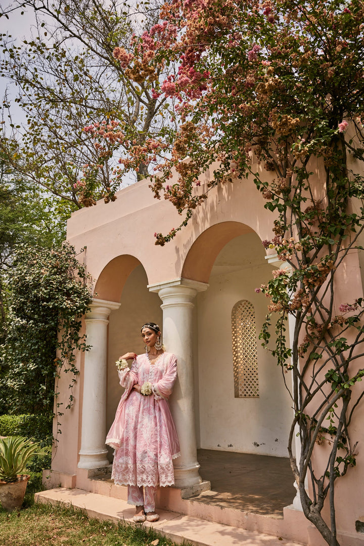 Pink-Pure-Cotton-Marble-Printed-Schiffli-3-Piece-Kurta-Set