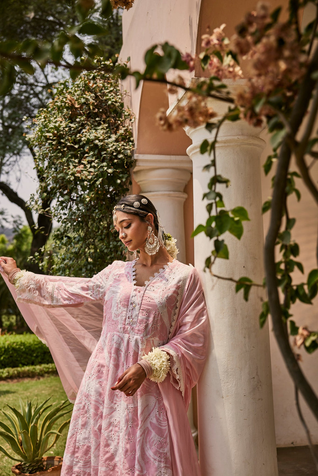 Pink-Pure-Cotton-Marble-Printed-Schiffli-3-Piece-Kurta-Set