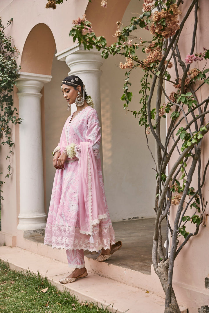 Pink-Pure-Cotton-Marble-Printed-Schiffli-3-Piece-Kurta-Set