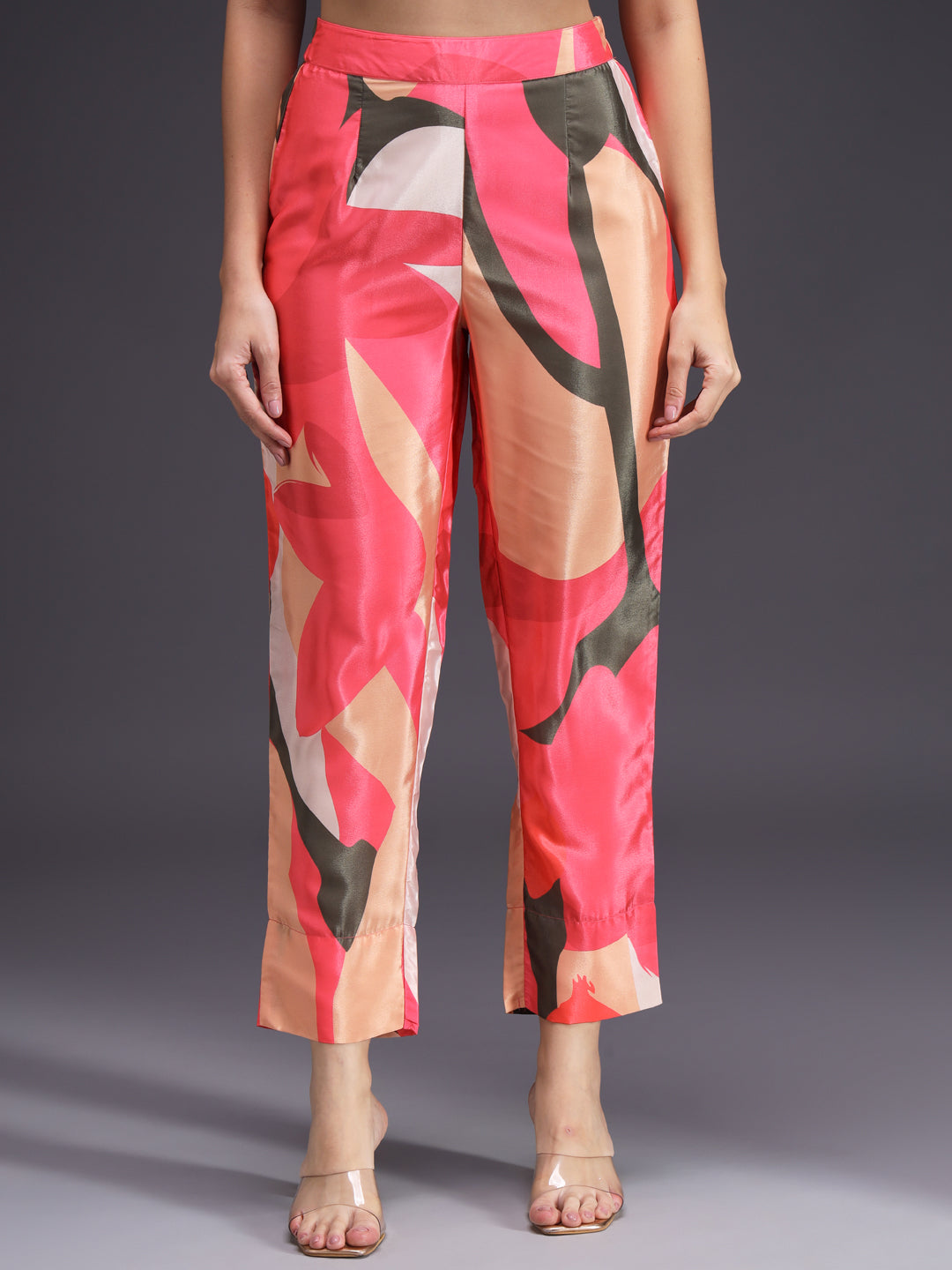 Pink-Silk-Blend-Printed-2-Piece-Kurta-Set