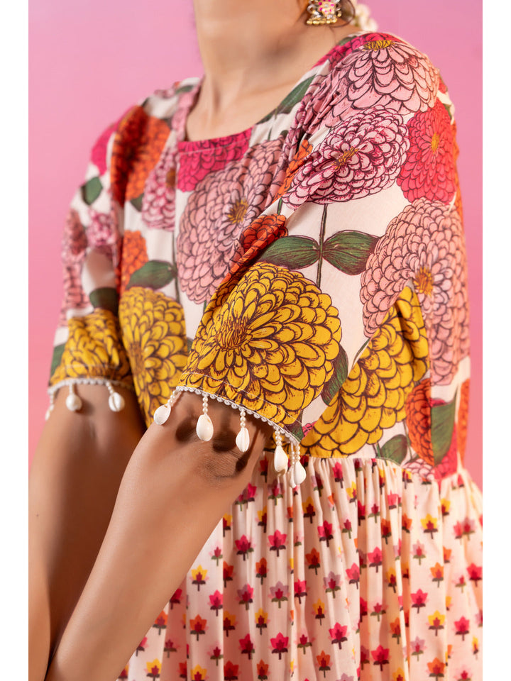 Multicolor-Cotton-Floral-Printed-Flared-2-Piece-Kurta-Set