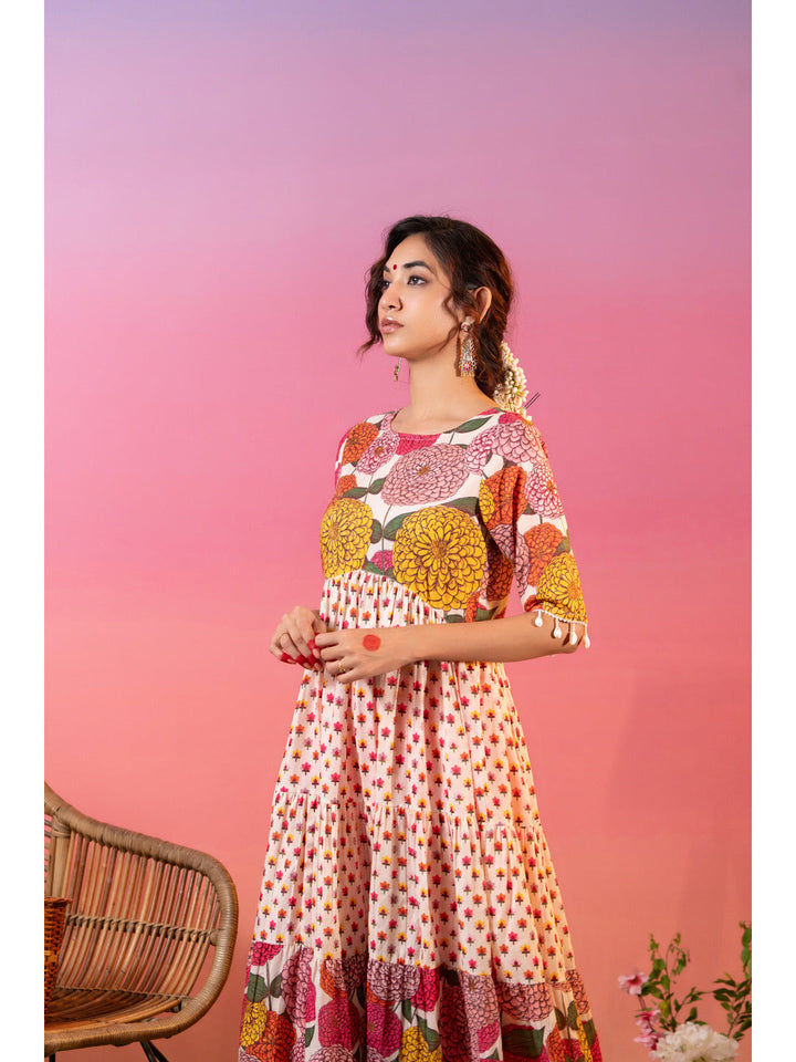 Multicolor-Cotton-Floral-Printed-Flared-2-Piece-Kurta-Set