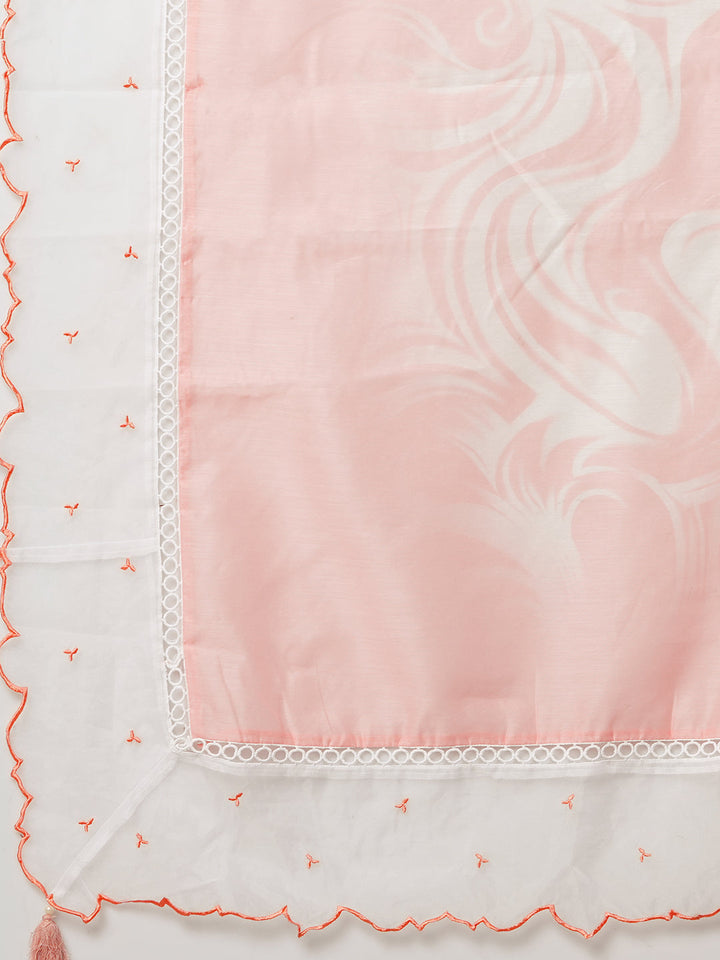 Peach-Cotton-Marble-Printed-3-Piece-Kurta-Set