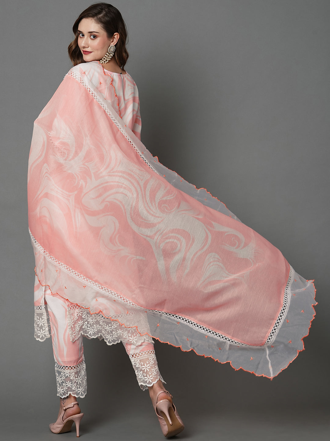 Peach-Cotton-Marble-Printed-3-Piece-Kurta-Set