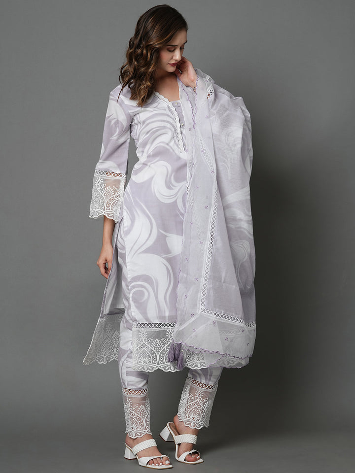 Purple-Cotton-Marble-Printed-3-Piece-Kurta-Set