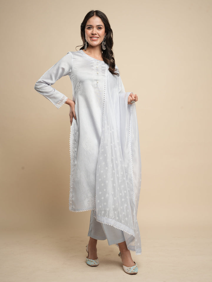 Grey-Silk-Blend-Khari-Printed-3-Piece-Kurta-Set