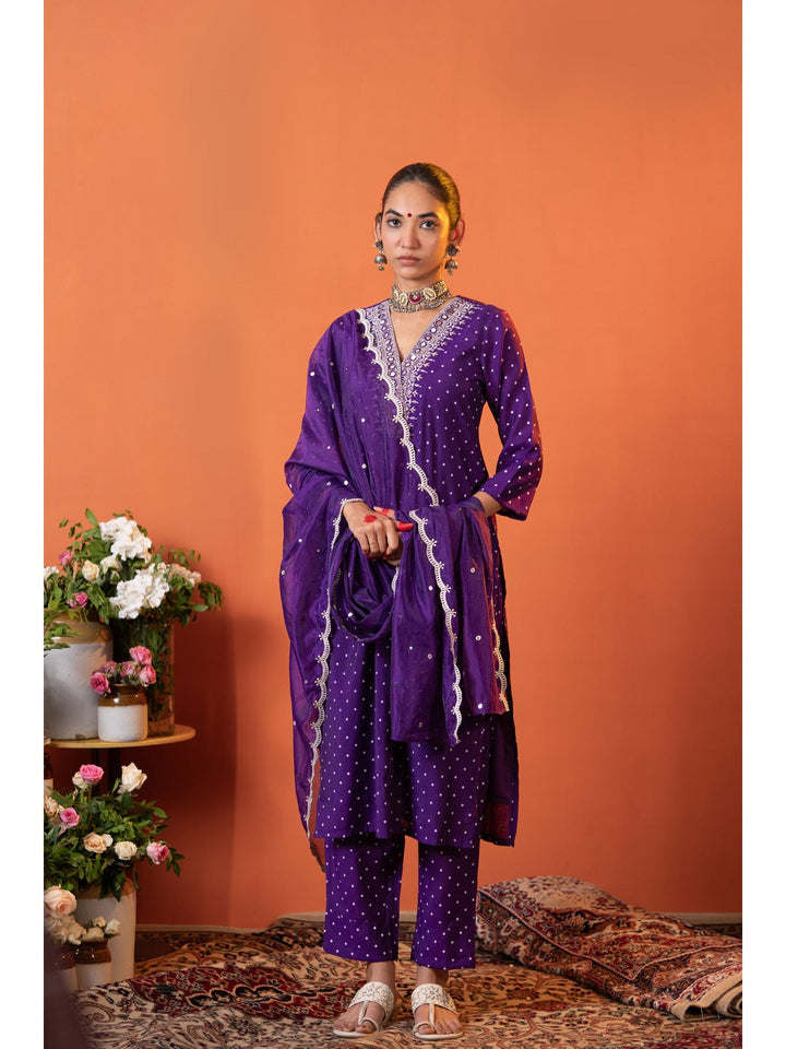 Purple-Silk-Khari-Printed-3-Piece-Kurta-Set