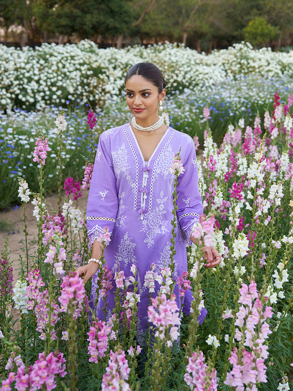 Lavender-Pure-Cotton-Ombre-Schiffli-Embroidered-2-Piece-Kurta-Set