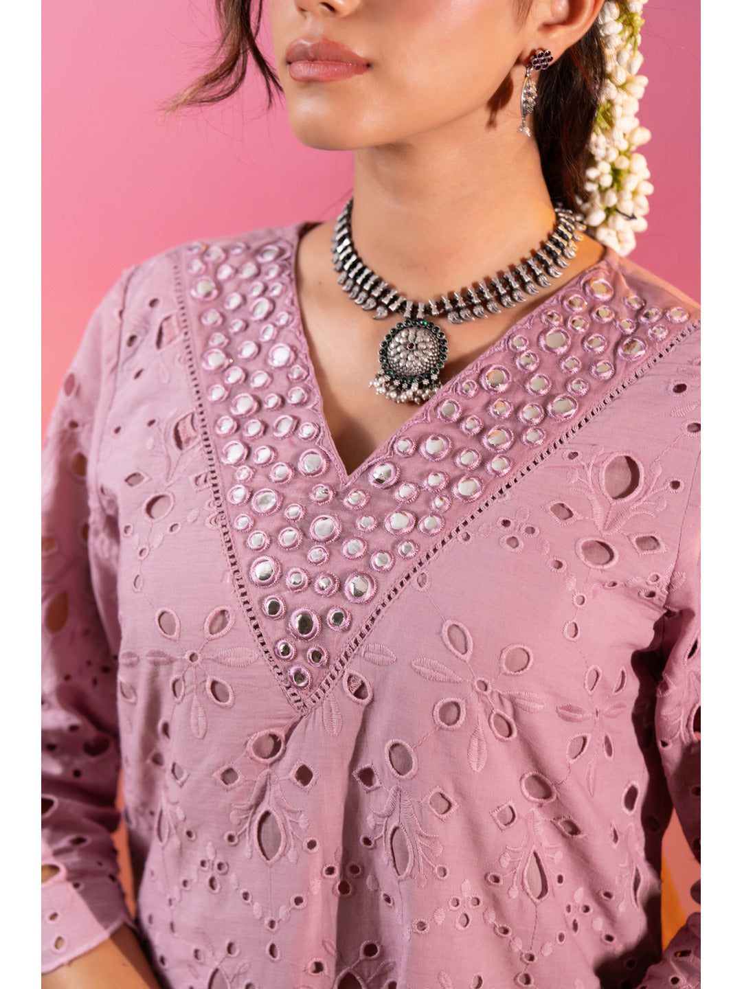 Mauve-Cotton-Schiffli-Embroidered-2-Piece-Kurta-Set