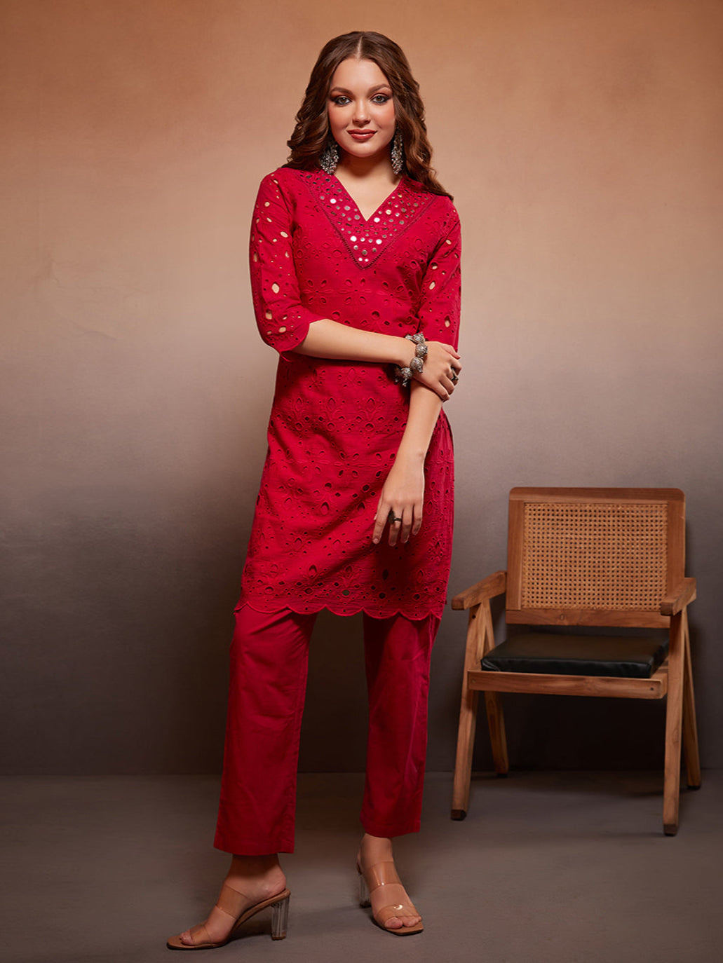 Pink-Cotton-Schiffli-Embroidered-2-Piece-Kurta-Set