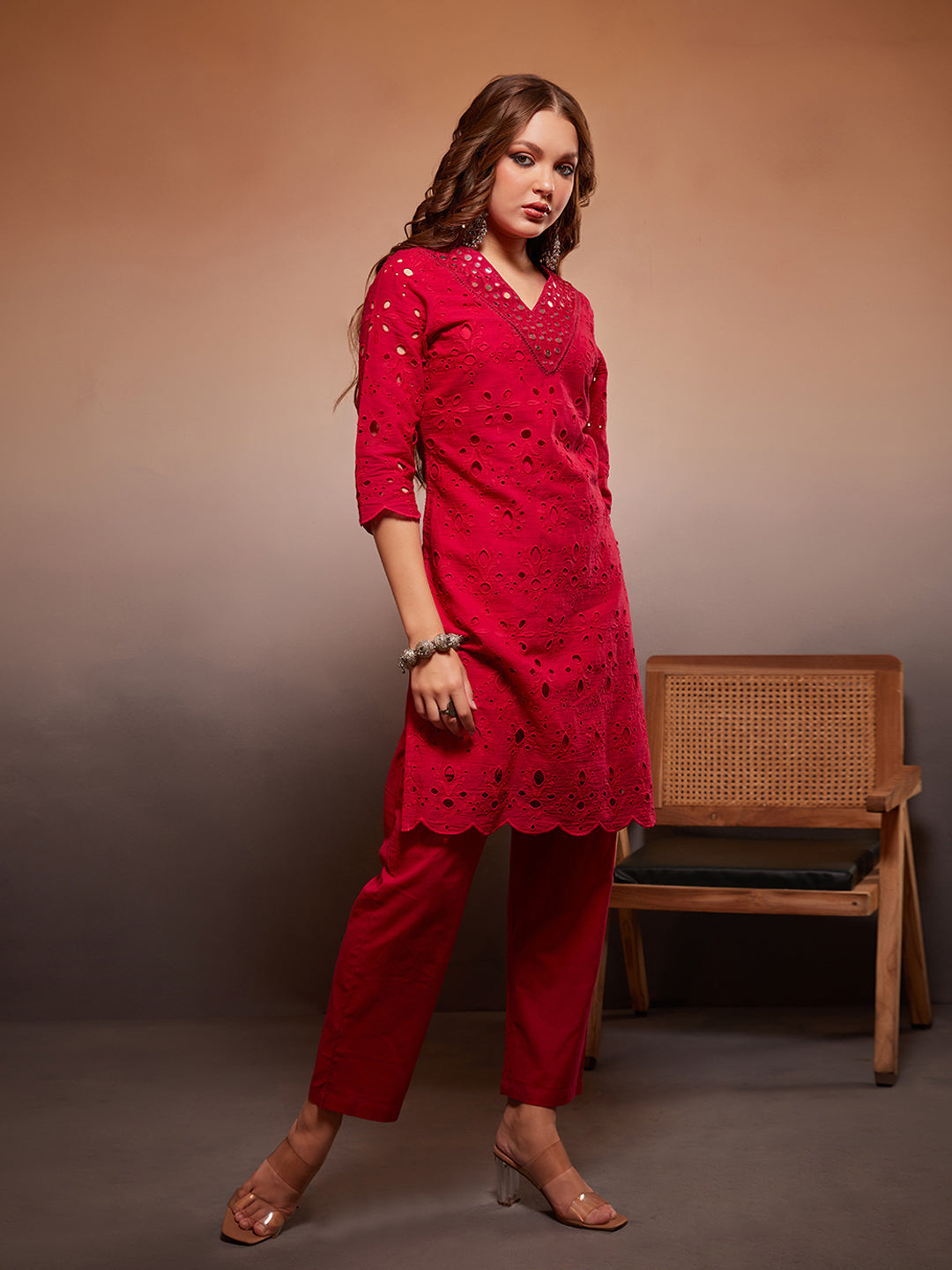 Pink-Cotton-Schiffli-Embroidered-2-Piece-Kurta-Set
