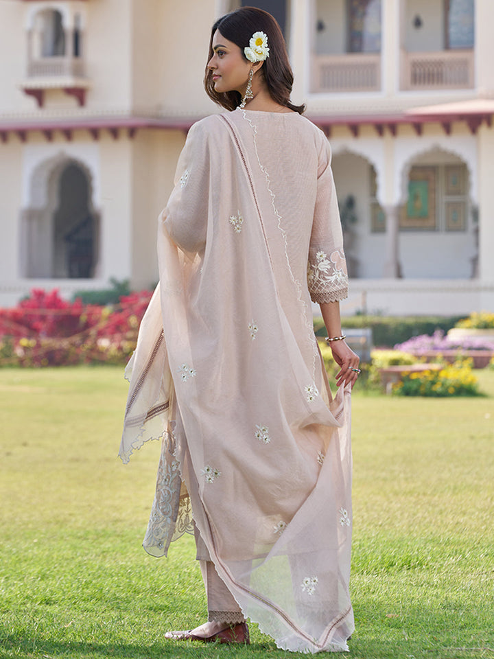 Beige-Silk-Blend-Embroidered-Kurta-Set-with-Dupatta