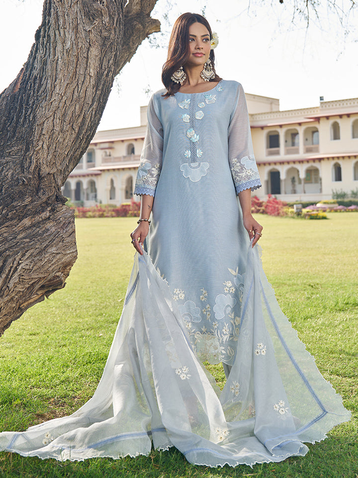 Grey-Silk-Blend-Embroidered-Kurta-Set-with-Dupatta