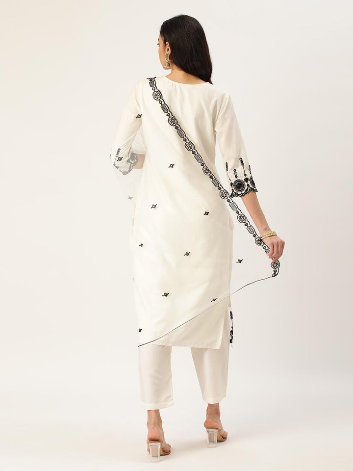 White-Cotton-Blend-Embroidered-3-Piece-Kurta-Set