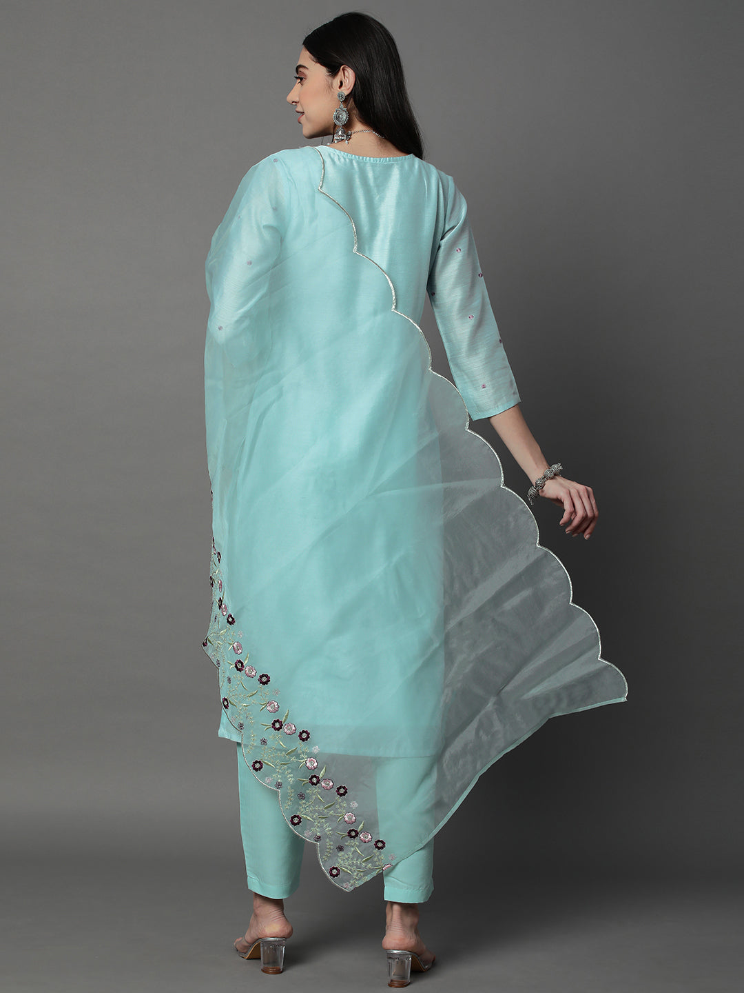 Sky-Blue-Chanderi-Silk-Floral-Embroidered-3-Piece-Kurta-Set