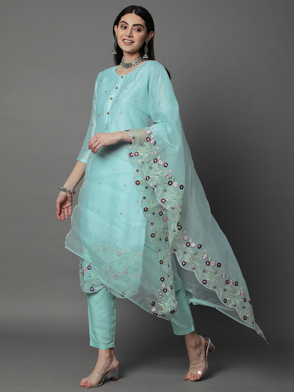 Sky-Blue-Chanderi-Silk-Floral-Embroidered-3-Piece-Kurta-Set