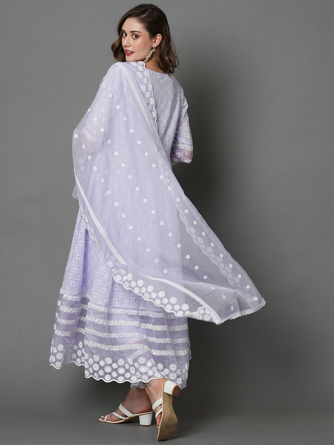 Lilac-Pure-Cotton-Empire-Chikankari-3-Piece-Kurta-Set