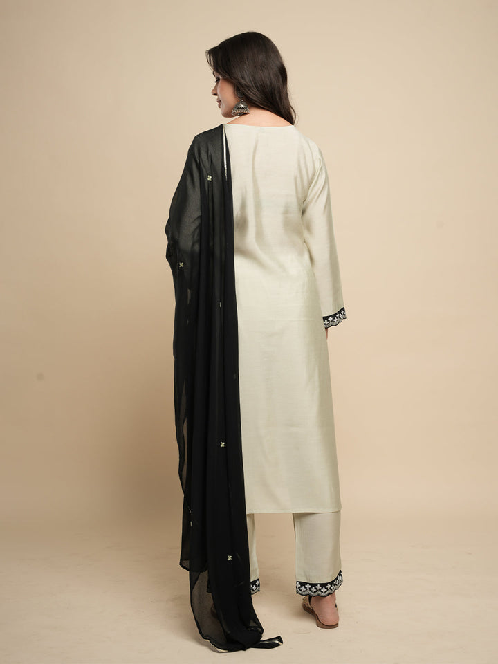 Beige-Silk-Blend-Embroidered-3-Piece-Kurta-Set
