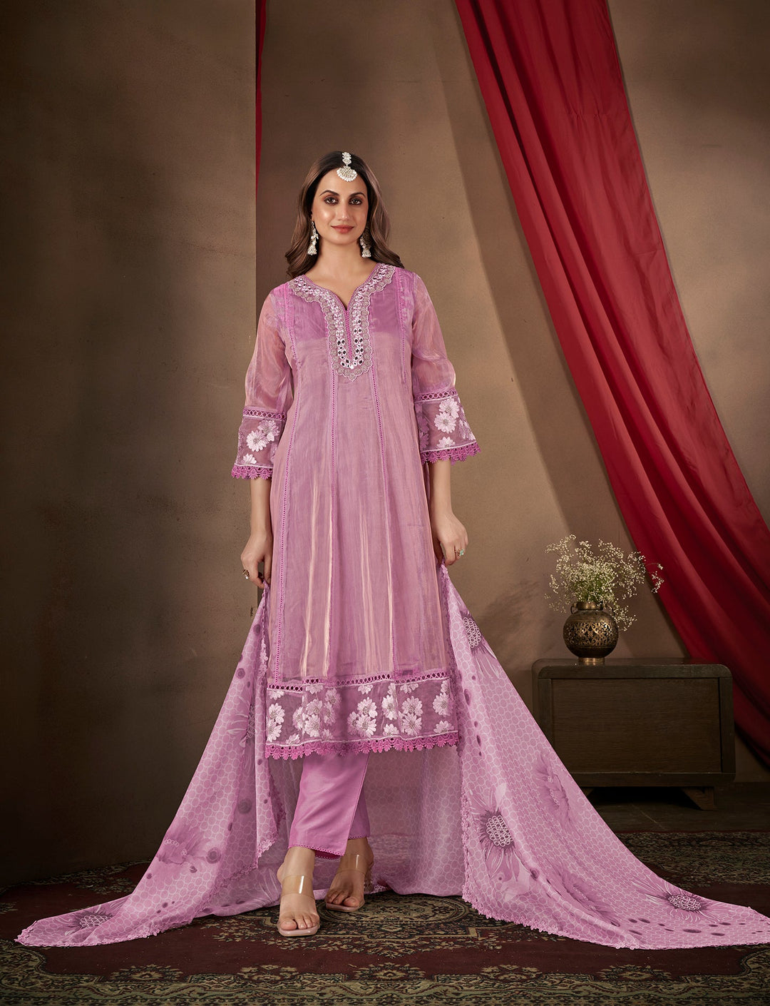 Purple-Organza-Embroidered-3-Piece-Anarkali--Set