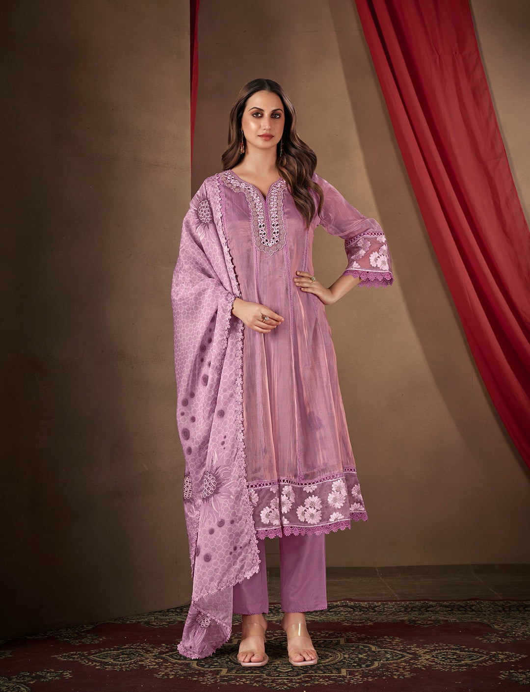 Purple-Organza-Embroidered-3-Piece-Anarkali--Set