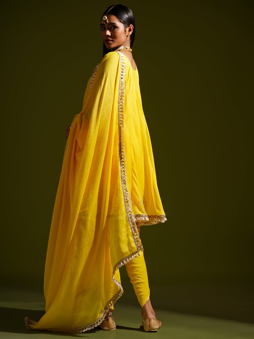 zeresouq-yellow-short-kali-kurta-with-tulip-pants