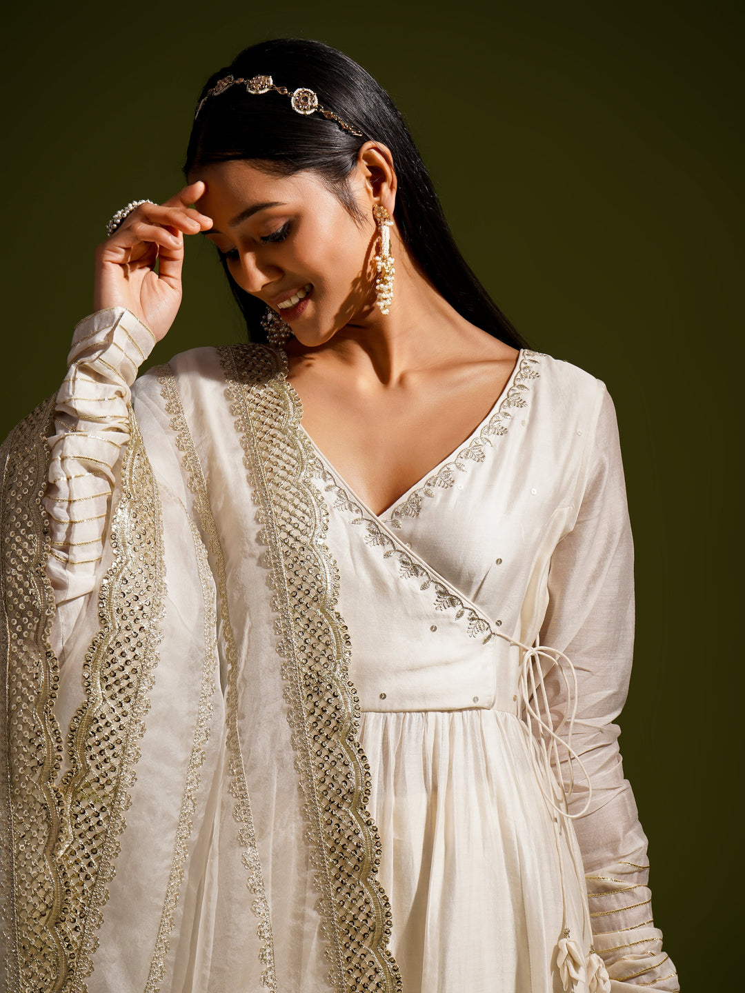 zeresouq-white-printed-angrakha-suit-set