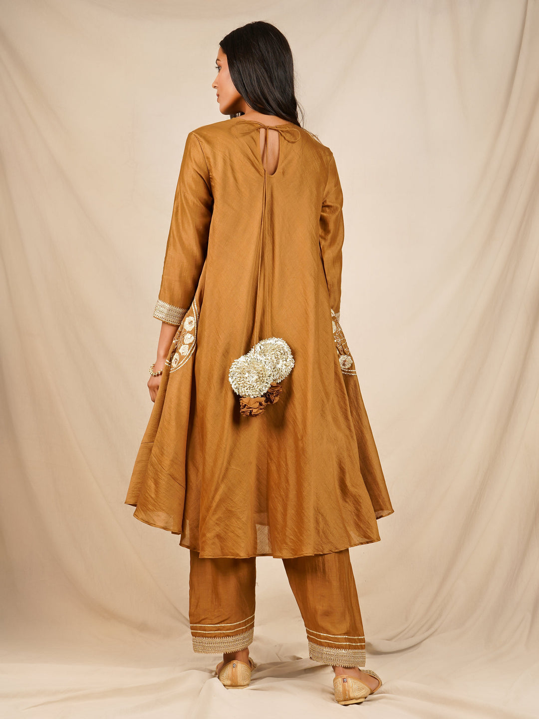 zeresouq-brown-embroidered-anarkali-suit-set