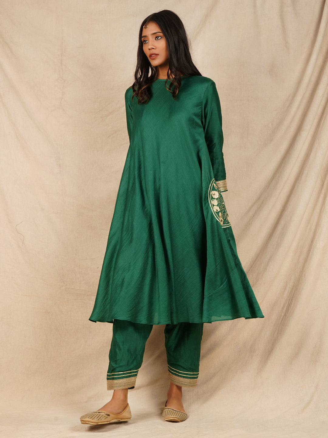 zeresouq-green-embroidered-anarkali-suit-set