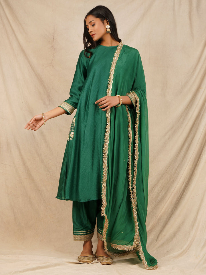 zeresouq-green-embroidered-anarkali-suit-set