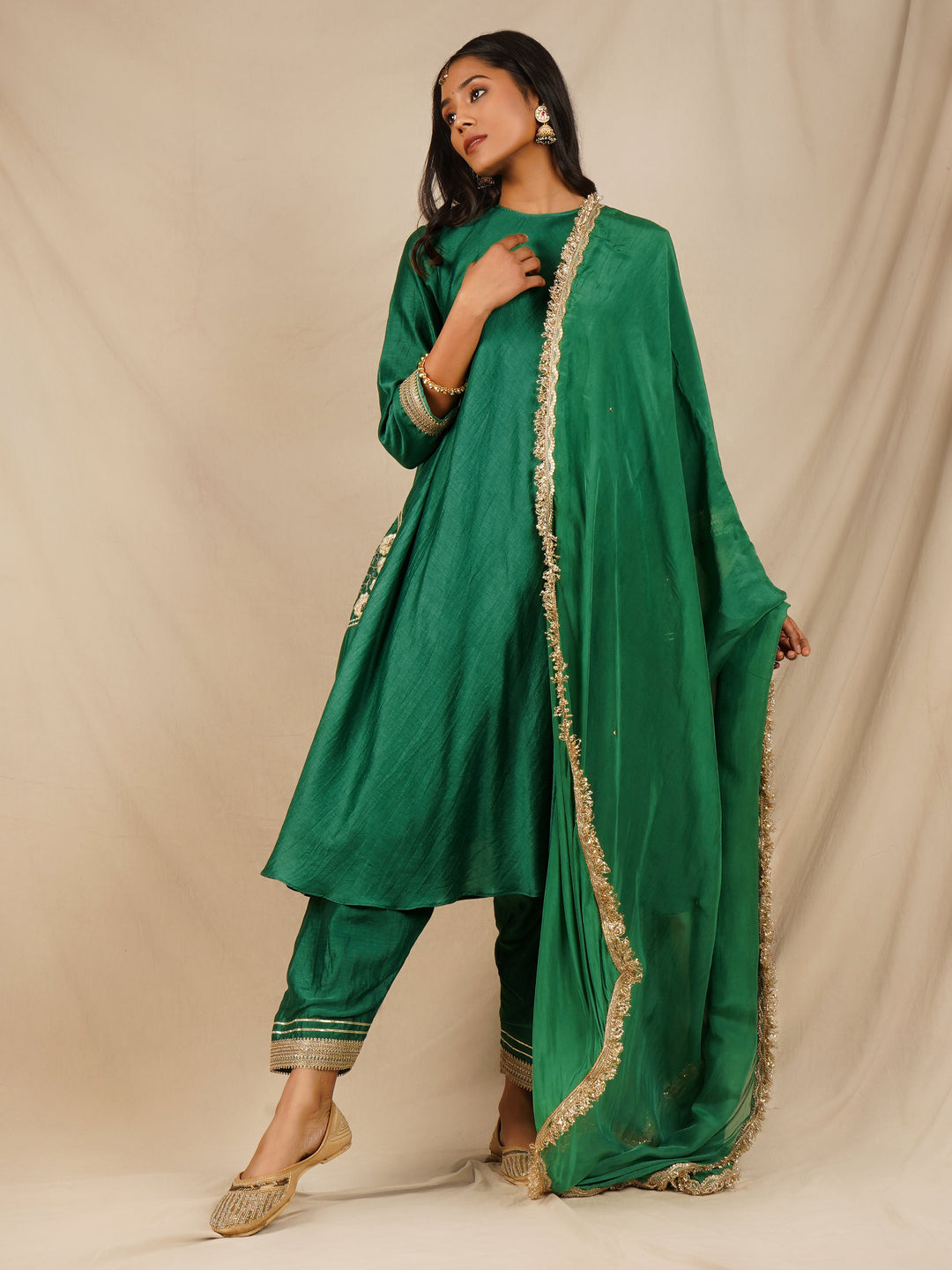 zeresouq-green-embroidered-anarkali-suit-set