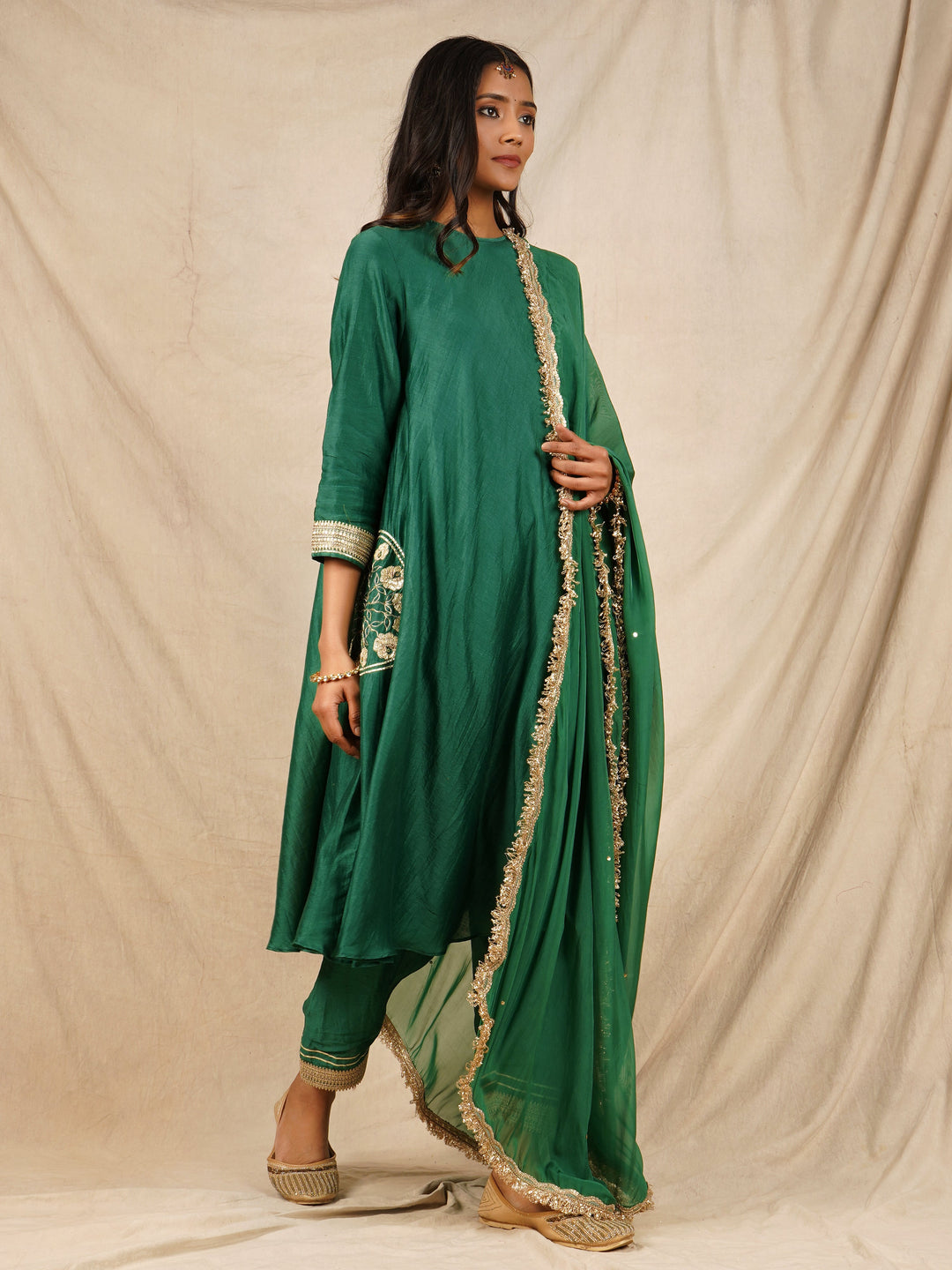 zeresouq-green-embroidered-anarkali-suit-set