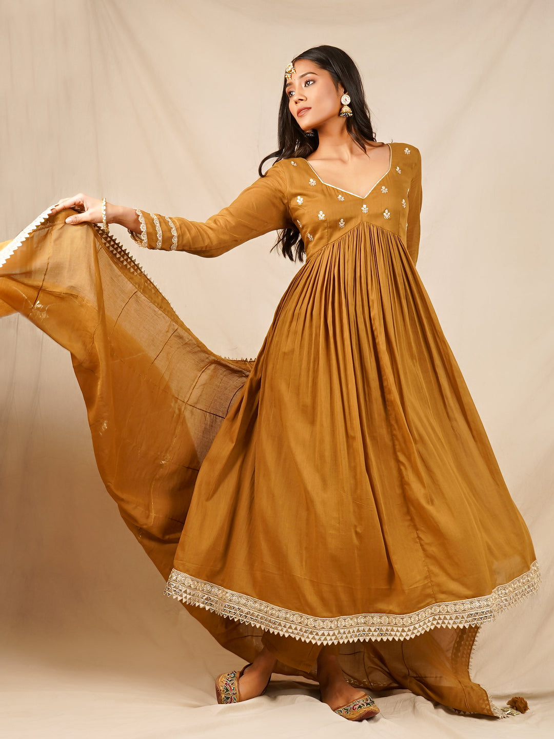 zeresouq-brown-cross-cross-gather-anarkali-set