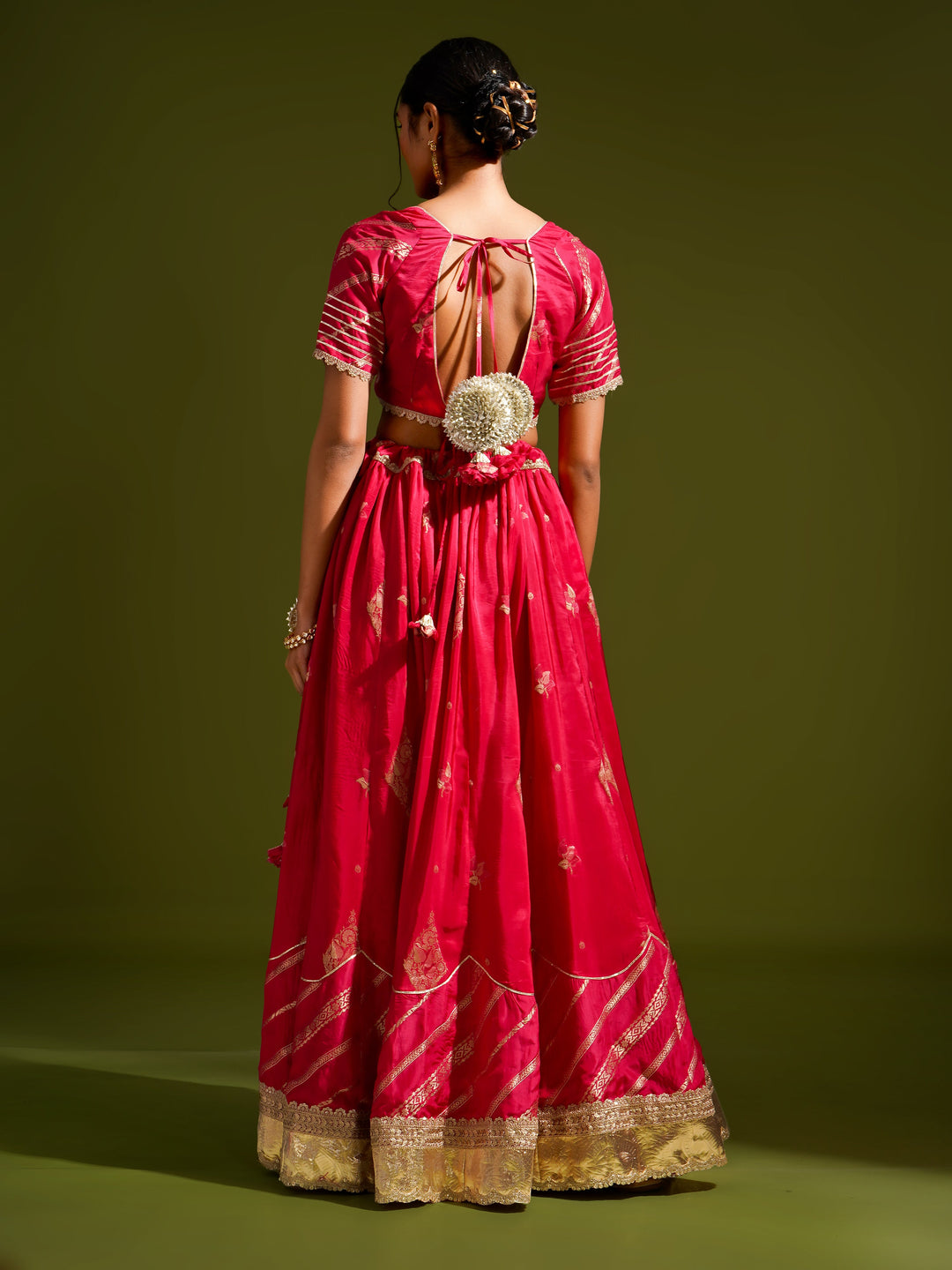 zeresouq-rani-pink-printed-lehnga-set