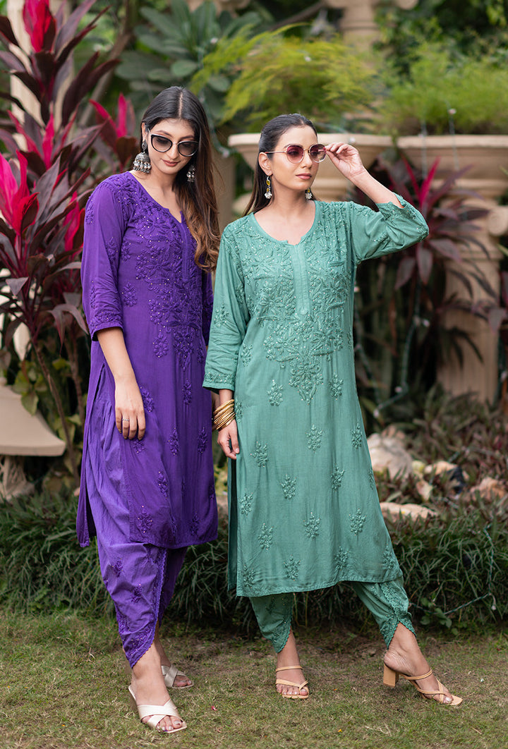 Thandai-Purple-Rayon-kurta-And-Dhoti-Set