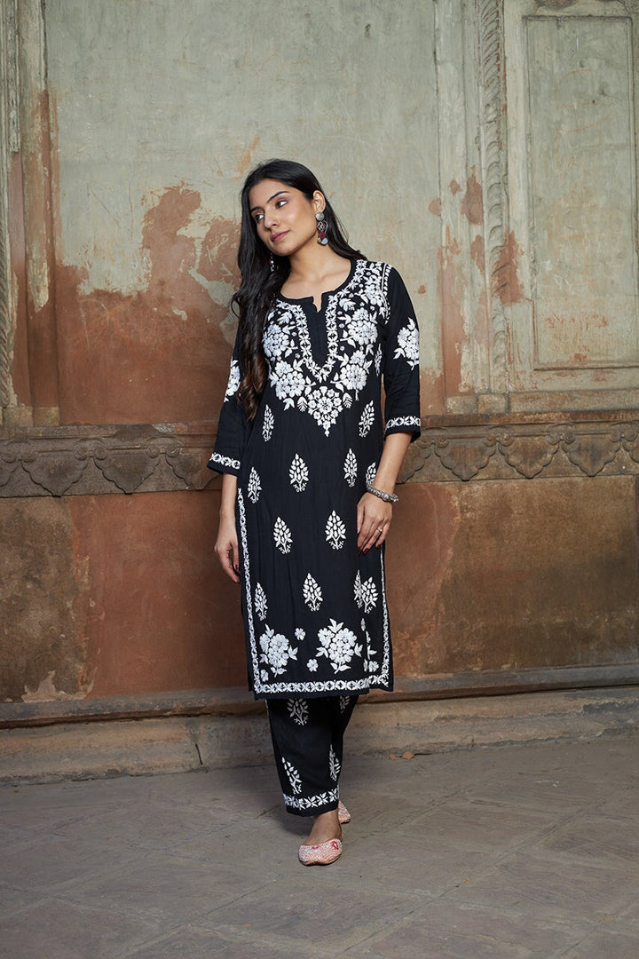 Aleena-Black-Rayon-2-Piece-kurta-Set