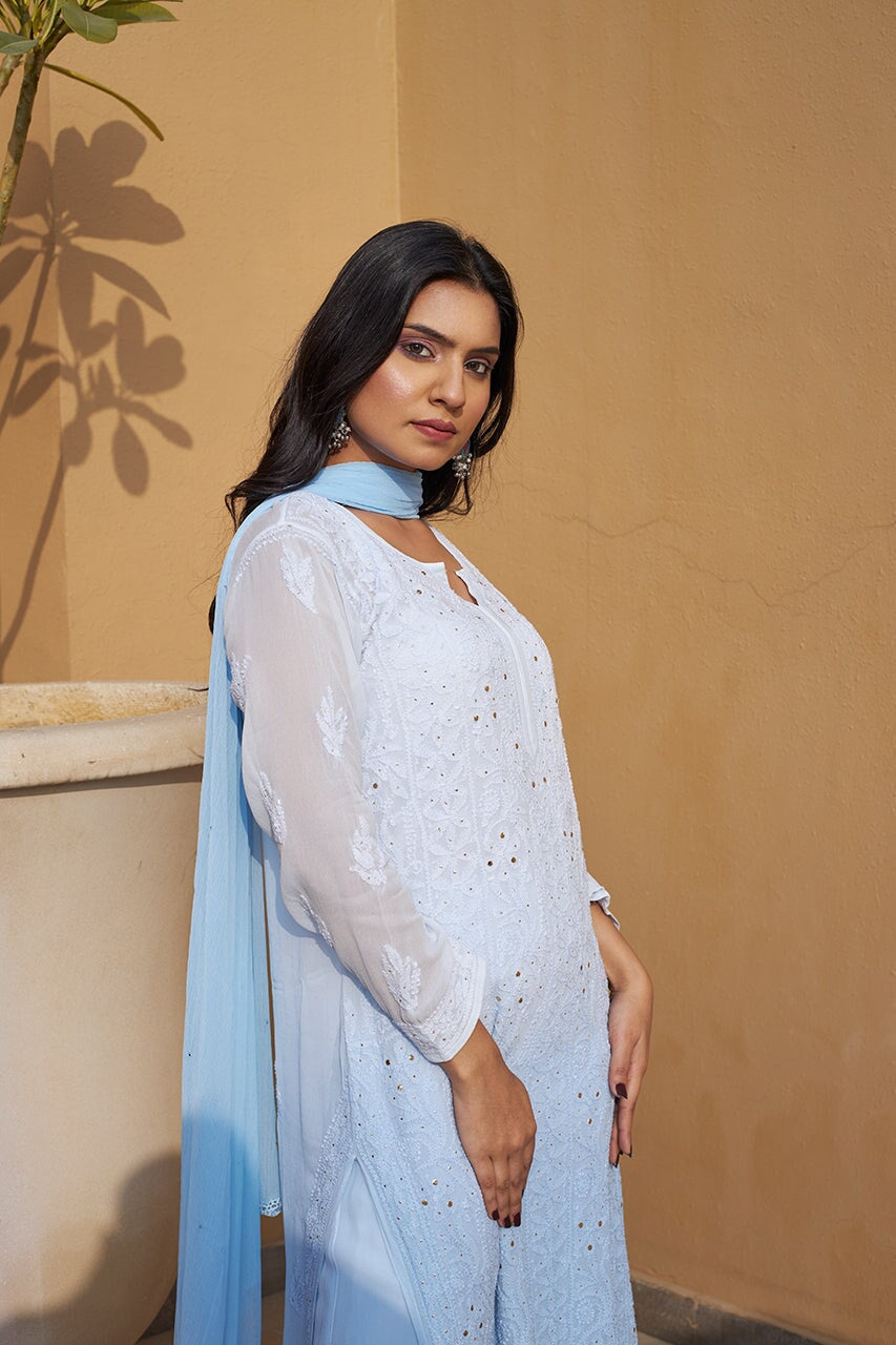 ZERESOUQ-Zuri-Blue-Georgette-kurta-&-palazzo-with-Dupatta-&-Inner