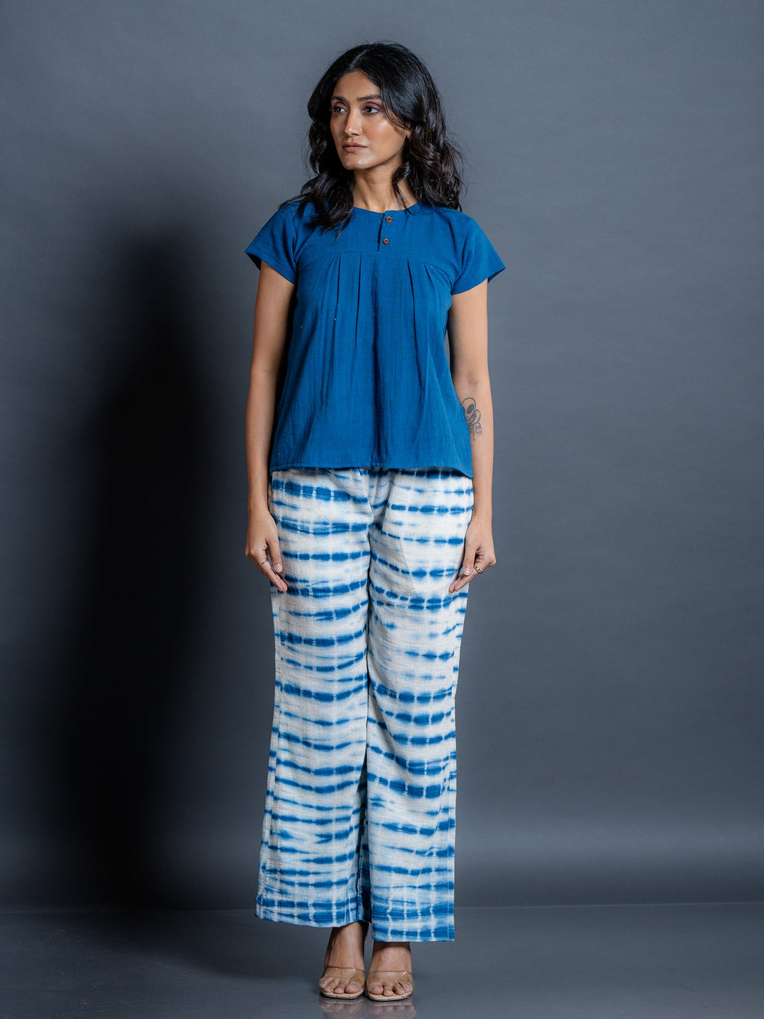 Indigo-Blue-Cotton-Co-Ord-Set