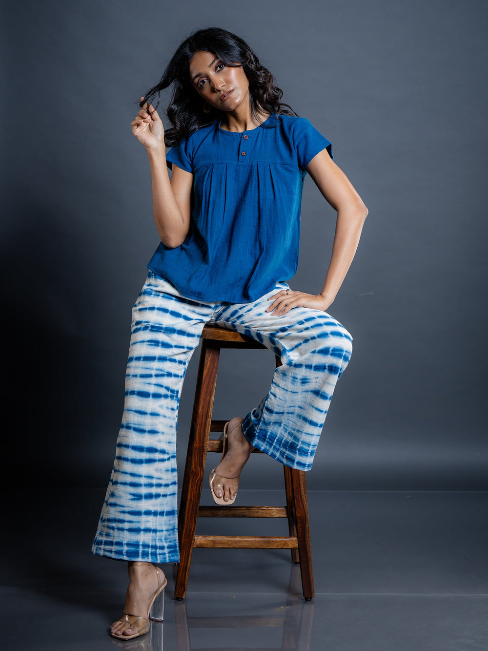 Indigo-Blue-Cotton-Co-Ord-Set
