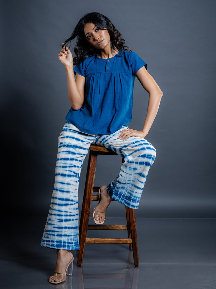 Indigo-Blue-Cotton-Co-Ord-Set
