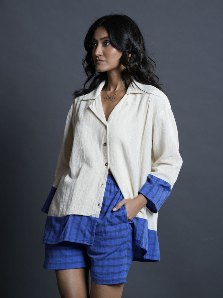 Indigo-Blue-Pure-Cotton-Short-Only