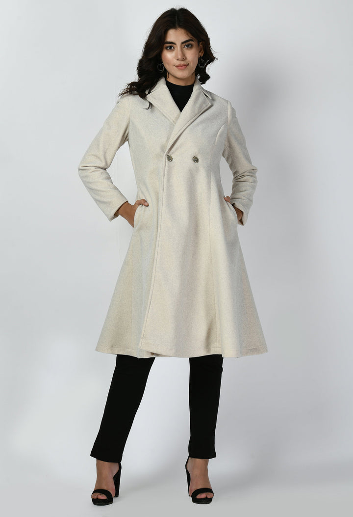 Ivory-Cotton-Blend-Ferocity-Wool-Blend-A-Line-Long-Coat