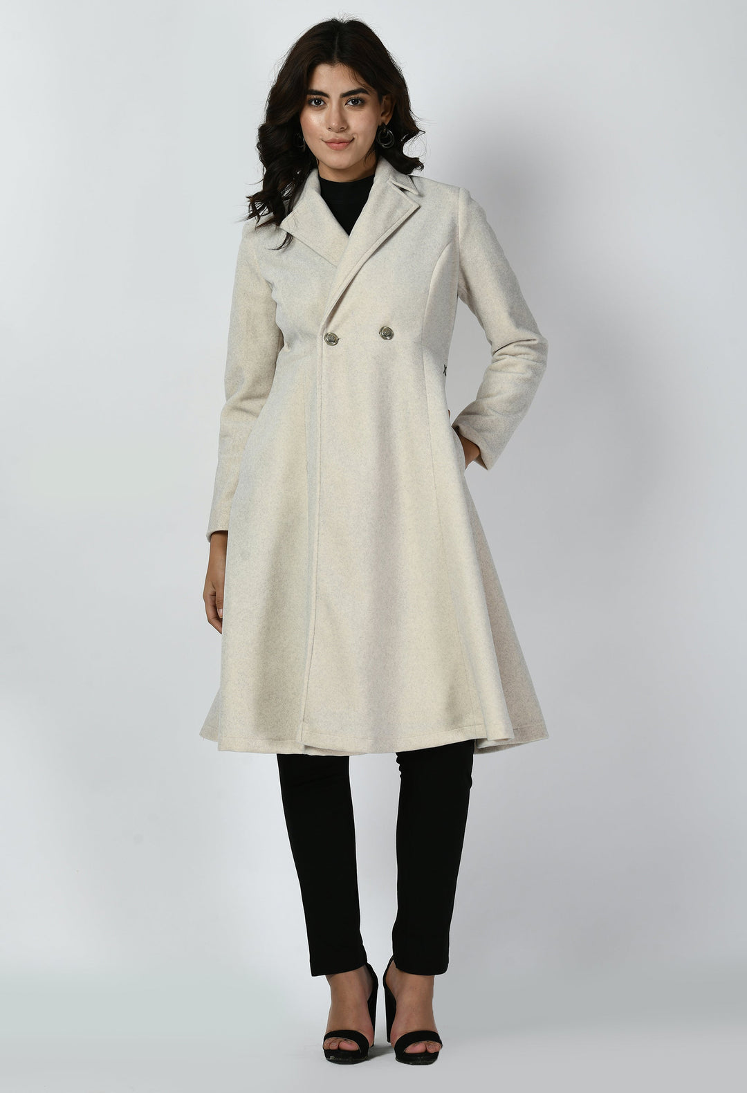 Ivory-Cotton-Blend-Ferocity-Wool-Blend-A-Line-Long-Coat