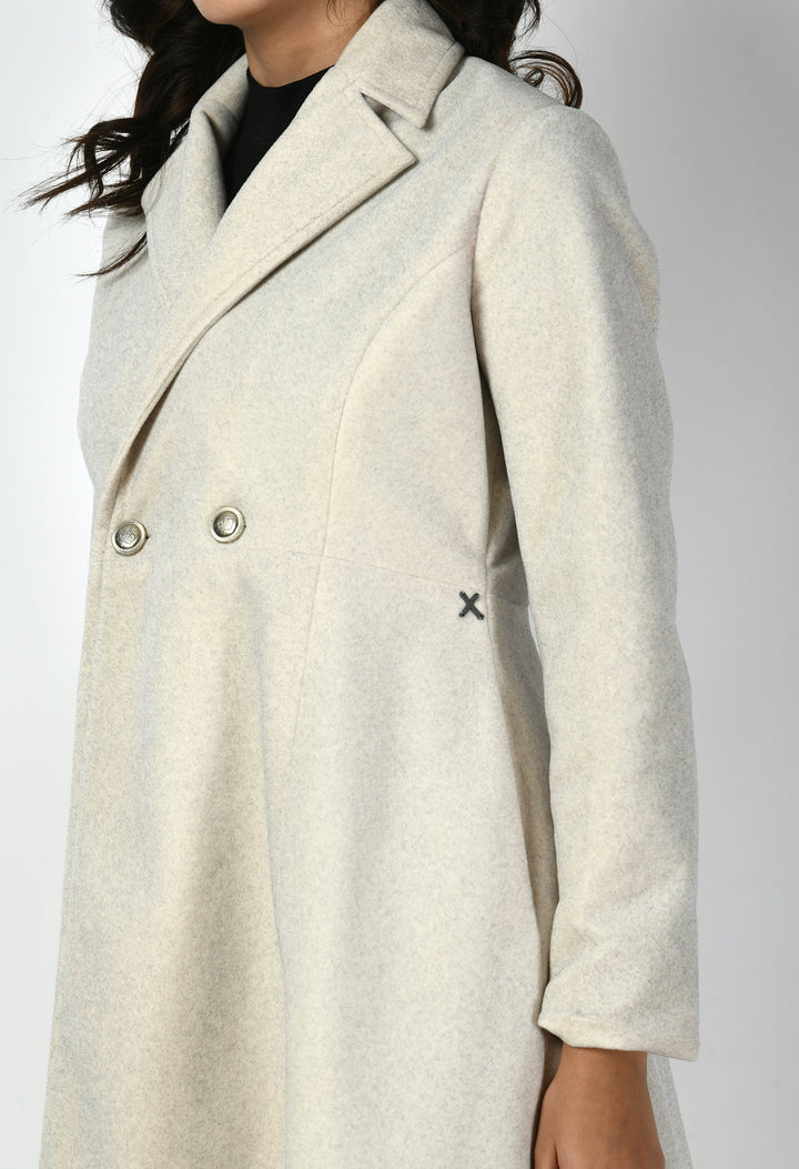 Ivory-Cotton-Blend-Ferocity-Wool-Blend-A-Line-Long-Coat